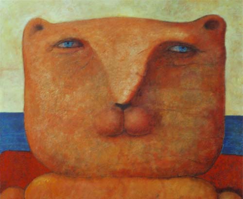 "Friend From Childhood" 74,590 cm, c., oil, 2000