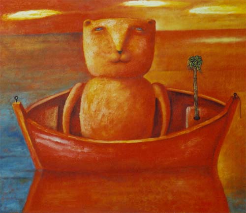 "Paradise On The Water" 5060 cm, c., oil, 2000